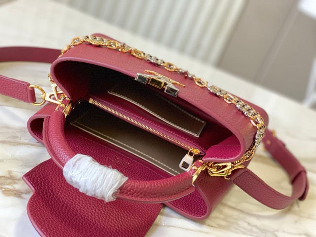 Louis Vuitton Capucines BB M27039 Grenat Red