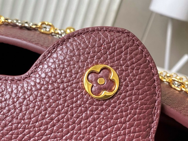 Louis Vuitton Capucines East-West Mini M26345 Grenat Red