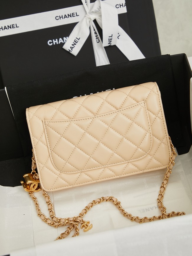 Chanel Wallet On Chain AP3938 Apricot