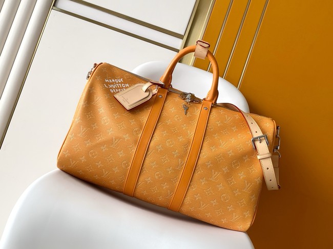Louis Vuitton Keepall Bandouliere 45 M26868 Safran Yellow