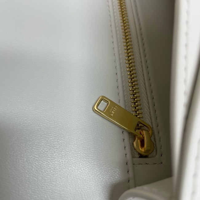 Celine TEEN CELINE JOSEPHINE bag IN CALFSKIN 121423 white