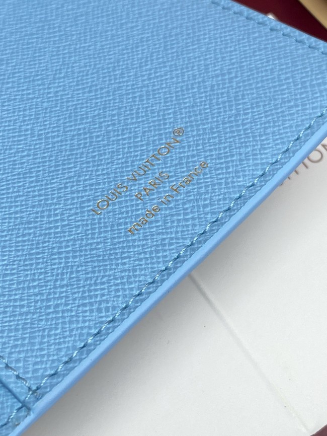 Louis Vuitton Passport Cover M28040 Blueberry