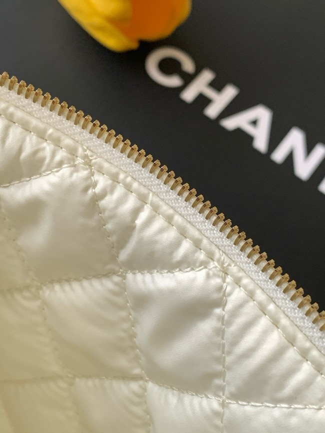 CHANEL Zipped Case AS4989 Dark Beige