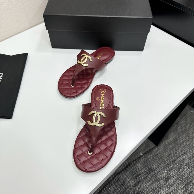 Chanel Thongs Lambskin 55745-3
