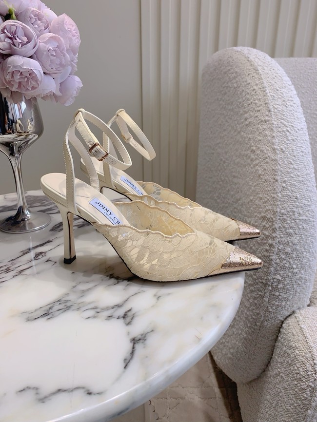 Jimmy Choo slingback pumps in satin crepe 55743-1