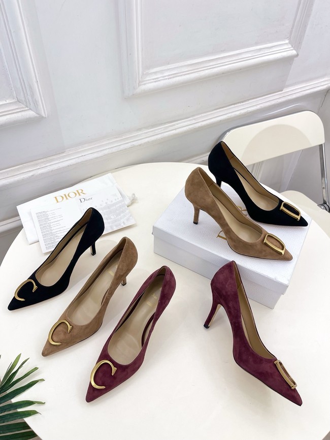 Dior Initials Pump Suede Goatskin KCV574-3