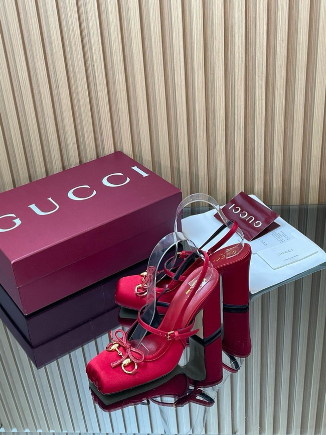 Gucci Womens slingback pump with Horsebit Heel 9.5CM 66924-4