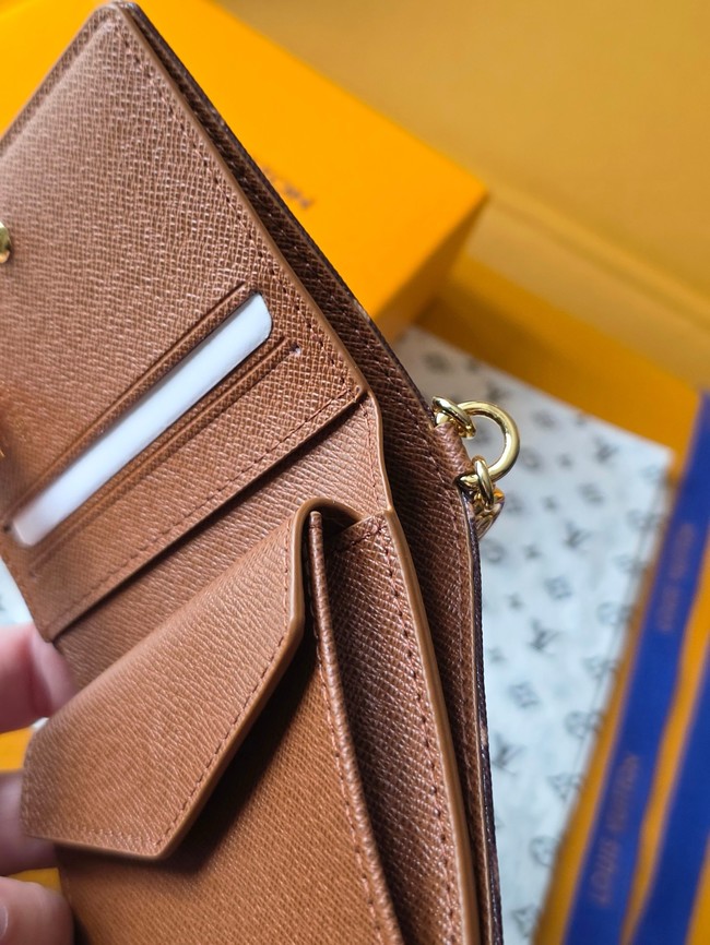 Louis Vuitton Charms Pocket Wallet M27679 brown