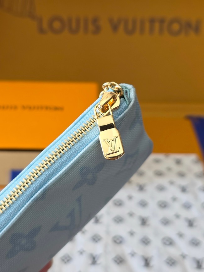 Louis Vuitton Key Pouch M27674 Bleu Courrier