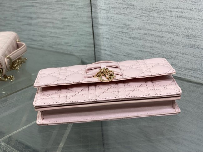 My Dior Mini Bag Cannage Lambskin S0984PU Rose Lingerie