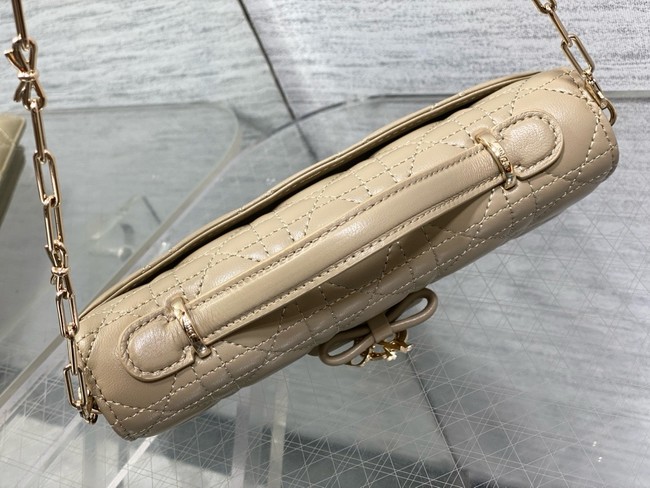 My Dior Mini Bag Cannage Lambskin S0984PU dark beige