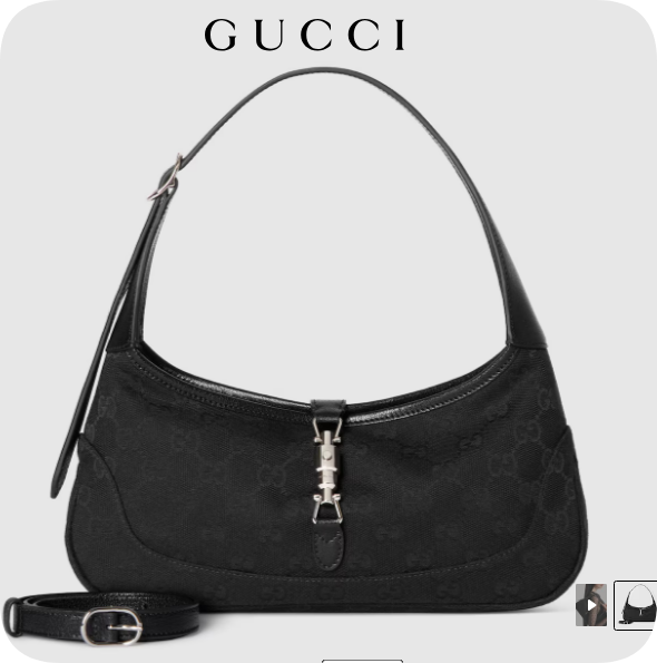 Gucci Jackie Slim medium shoulder bag 863137 black