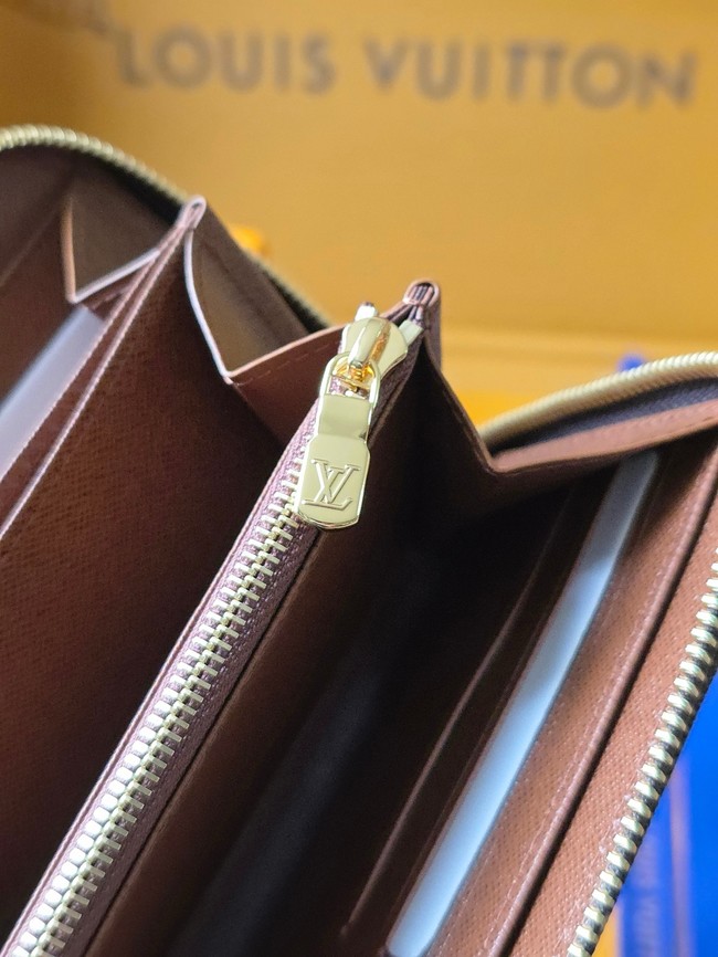 Louis Vuitton Zippy Wallet M27685 dark brown