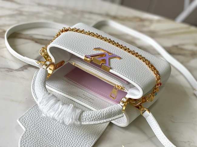 Louis Vuitton Capucines mini M28304 white