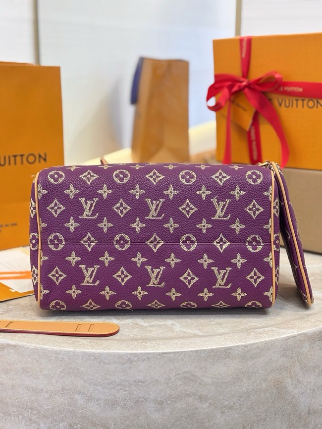 Louis Vuitton Speedy Bandouliere M28076 Purple