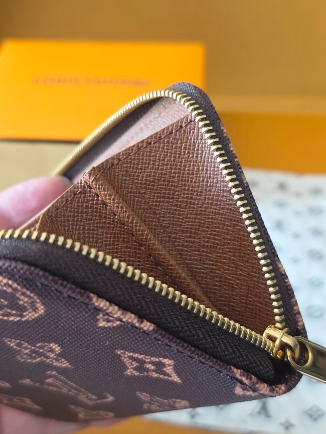 Louis Vuitton Zippy Coin Purse M27721 dark brown