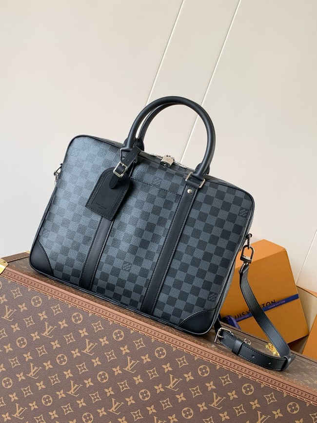 Louis Vuitton Porte-Documents Voyage PM M30926 black