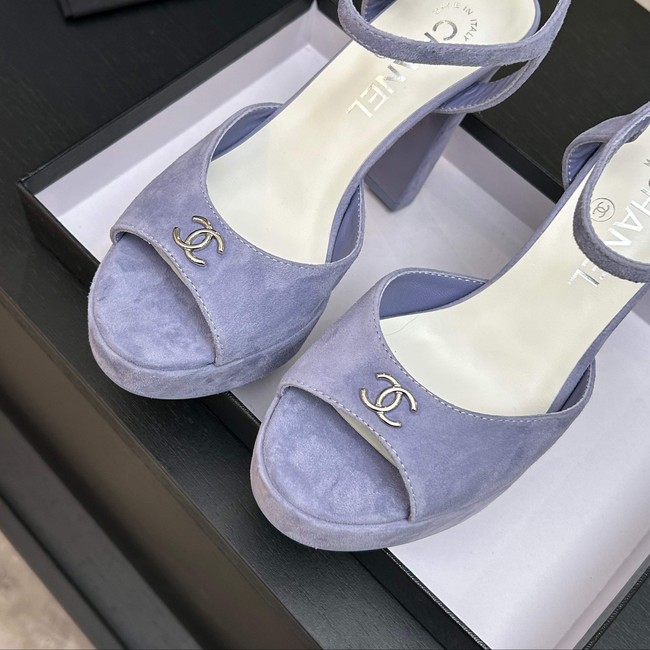 Chanel Sandals Laminated Lambskin 11CM 66966-2