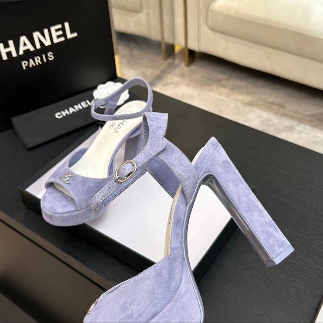 Chanel Sandals Laminated Lambskin 11CM 66966-2