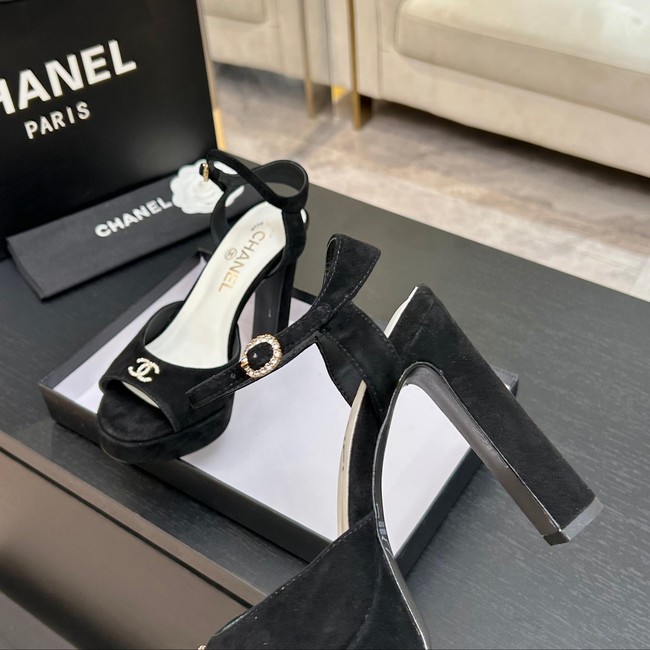 Chanel Sandals Laminated Lambskin 11CM 66966-4