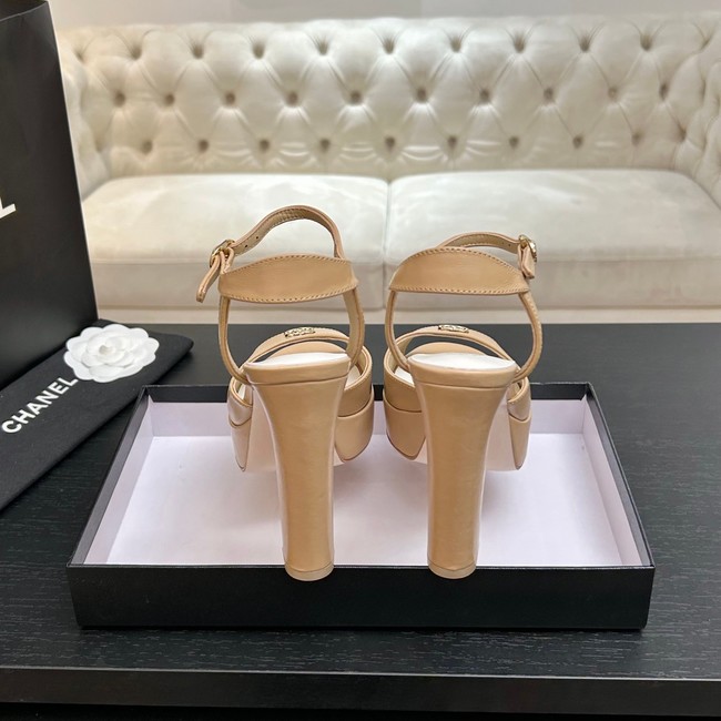 Chanel Sandals Laminated Lambskin 11CM 66966-5