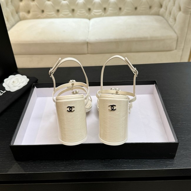 Chanel Sandals Laminated Lambskin 95mm G46964-1