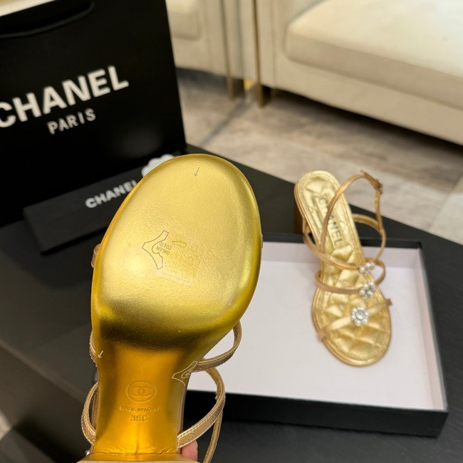 Chanel Sandals Laminated Lambskin 95mm G46964-5