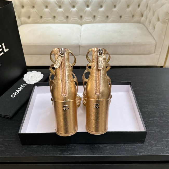 Chanel Sandals Laminated Lambskin 95mm G46999-1