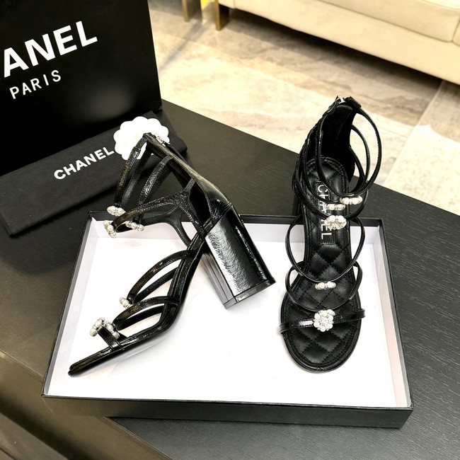 Chanel Sandals Laminated Lambskin 95mm G46999-5