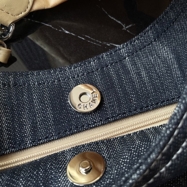 CHANEL Large Shopping Bag AS2138 blue