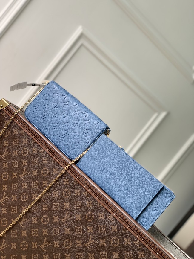 Louis Vuitton Pochette Felicie M28891 Blue Jean