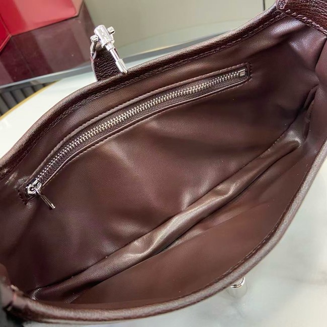 Gucci Jackie Slim medium shoulder bag 863137 dark brown