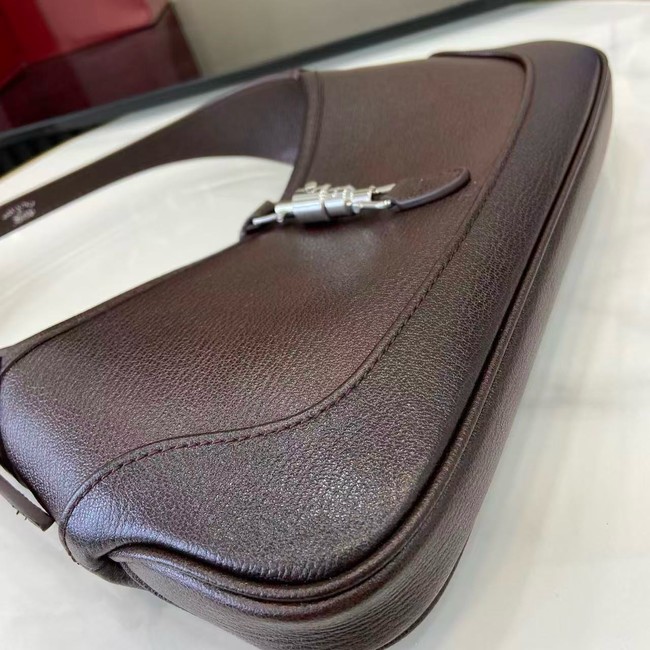 Gucci Jackie Slim medium shoulder bag 863137 dark brown