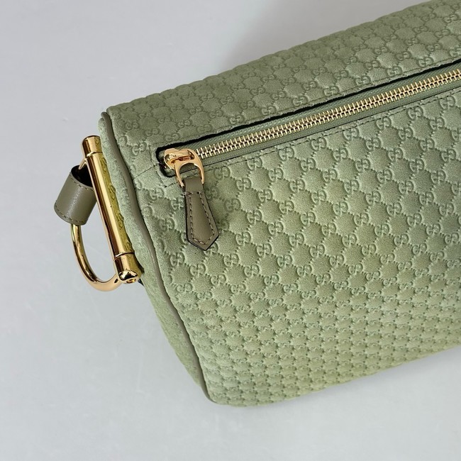 Gucci medium suede shoulder bag 862530 green
