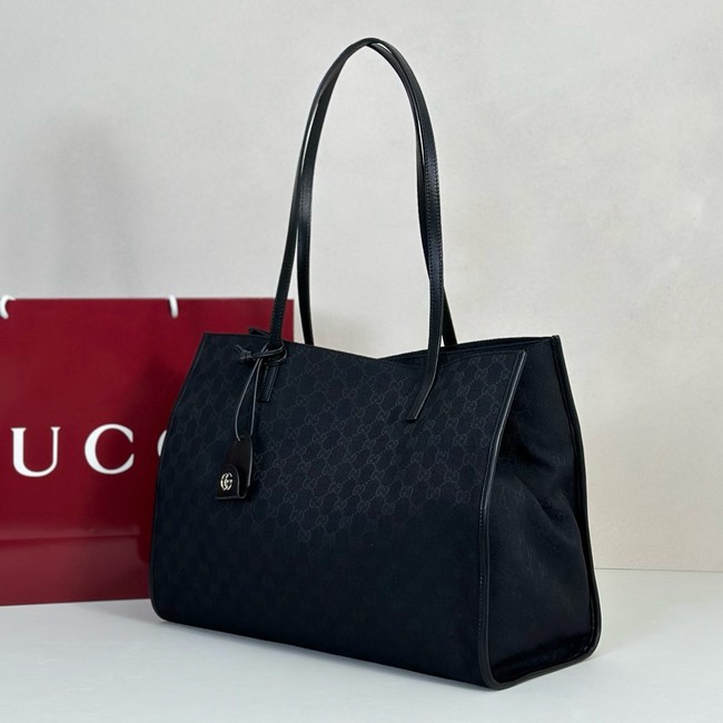 Gucci Large tote bag with charm 875056 black