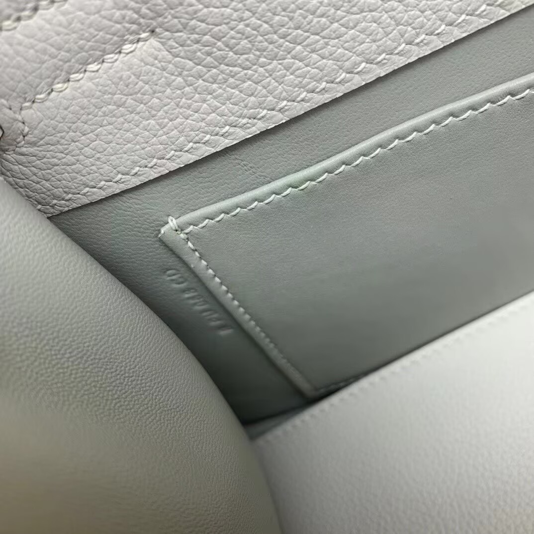 Hermes Kelly Danse Original Evercolor Leather 22CM KL22 Light Gold-Tone