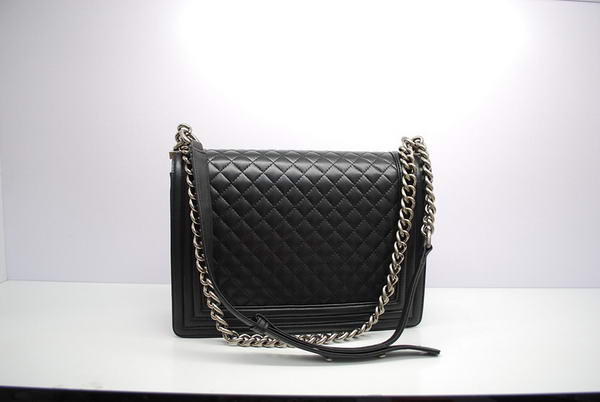 Chanel Boy Flap Shoulder Bag A30171 Black Sheepskin Leather Chanel Boy Flap Shoulder Bag A30171 Black Sheepskin Leather