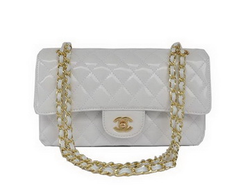 buy Cheap Chanel 2.55 Series White Patent Leather Flap Bag Gold Hardware buy Cheap Chanel 2.55 Series White Patent Leather Flap Bag Gold Hardware