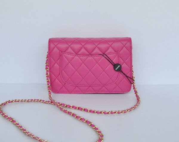 New Color Chanel A33814 Rosy Sheepskin Leather Flap Bag Gold New Color Chanel A33814 Rosy Sheepskin Leather Flap Bag Gold