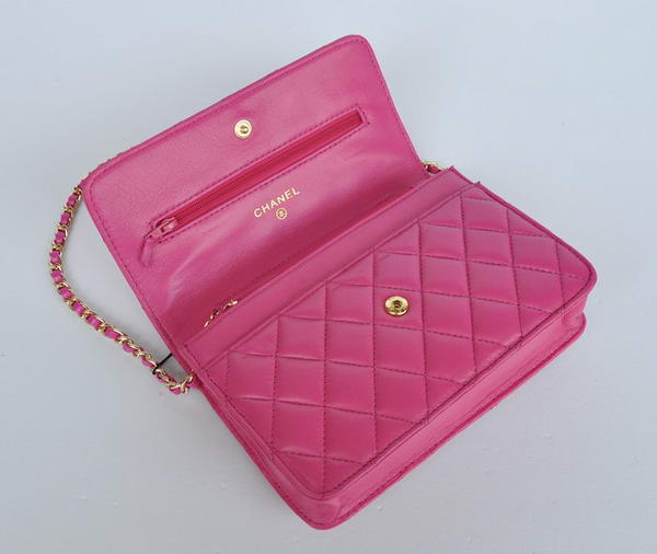 New Color Chanel A33814 Rosy Sheepskin Leather Flap Bag Gold New Color Chanel A33814 Rosy Sheepskin Leather Flap Bag Gold