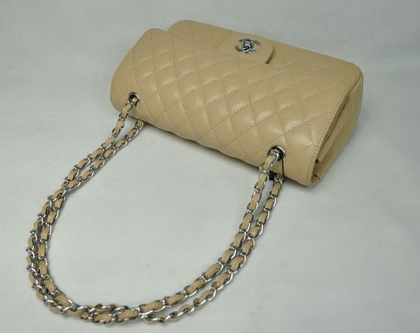 Chanel 2.55 Quilted Flap Bag 1112 Apricot with Silver Hardware Chanel 2.55 Quilted Flap Bag 1112 Apricot with Silver Hardware