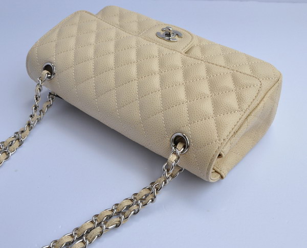 Chanel 2.55 Quilted Flap Bag 1112 Beige with Silver Hardware Chanel 2.55 Quilted Flap Bag 1112 Beige with Silver Hardware
