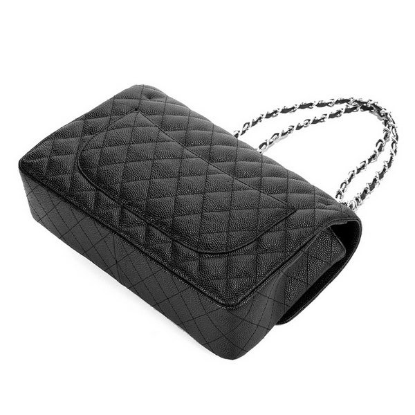 Chanel Jumbo Caviar Flap Bags A28600 Black Chanel Jumbo Caviar Flap Bags A28600 Black
