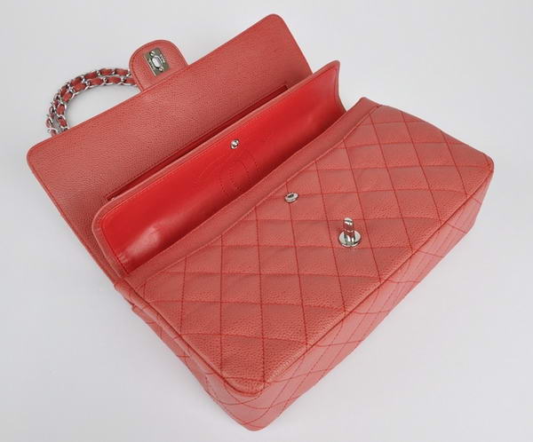 Cheap Chanel 2.55 Series Flap Bag 1113 Red Leather Silver Hardware Cheap Chanel 2.55 Series Flap Bag 1113 Red Leather Silver Hardware