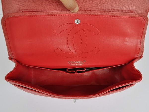 Cheap Chanel 2.55 Series Flap Bag 1113 Red Leather Silver Hardware Cheap Chanel 2.55 Series Flap Bag 1113 Red Leather Silver Hardware