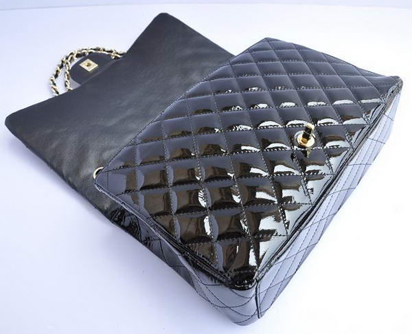 Cheap Chanel Jumbo 2.55 Series Flap Bag A47600 Black Golden Cheap Chanel Jumbo 2.55 Series Flap Bag A47600 Black Golden