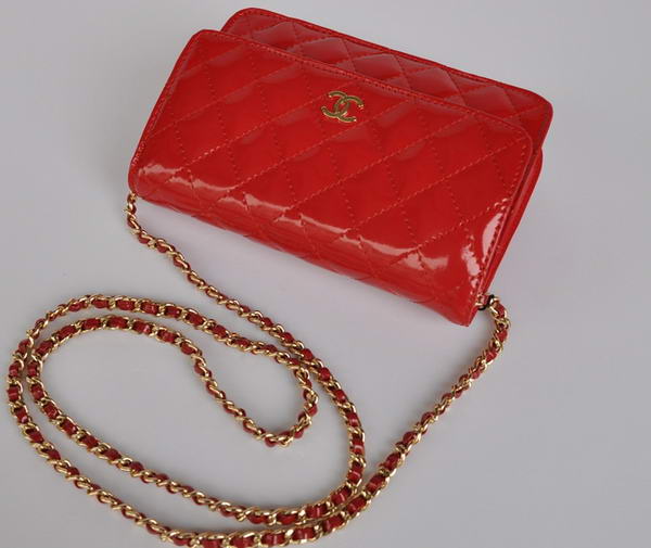 Cheap Chanel Mini Flap Bag A33814 Red Patent Golden Cheap Chanel Mini Flap Bag A33814 Red Patent Golden