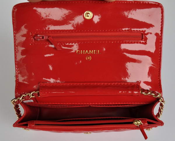 Cheap Chanel Mini Flap Bag A33814 Red Patent Golden Cheap Chanel Mini Flap Bag A33814 Red Patent Golden