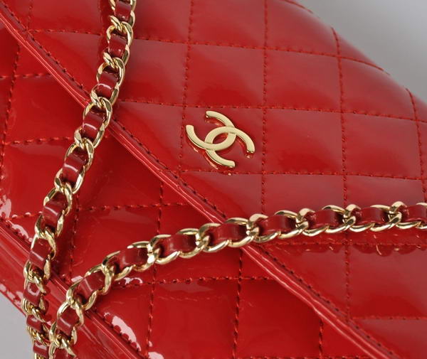 Cheap Chanel Mini Flap Bag A33814 Red Patent Golden Cheap Chanel Mini Flap Bag A33814 Red Patent Golden