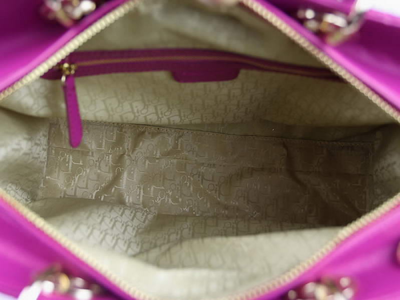 Christian Dior Lambskin Bags Lady Dior Bag CAL44550 Purple Golden Christian Dior Lambskin Bags Lady Dior Bag CAL44550 Purple Golden